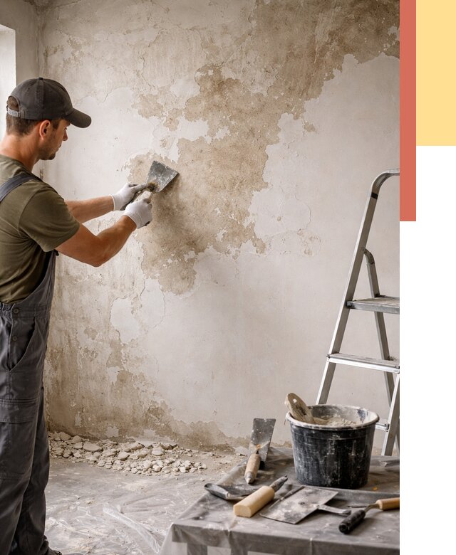 Снятие старой шпаклевки в Томске от 2021 руб. — быстро и недорого | ОТДЕЛОЧНИК-Тмс