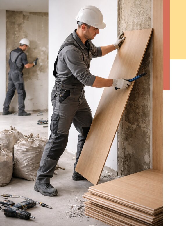 Демонтаж стеновых панелей в Томске от 3824 руб. за м² быстро и недорого | ОТДЕЛОЧНИК-Тмс