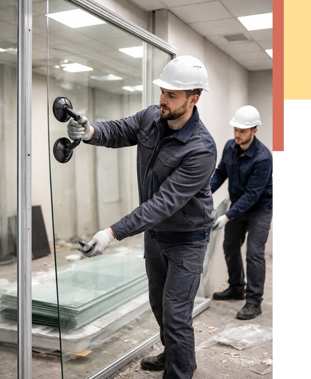 Демонтаж стеклянных перегородок в Томске от 3497 руб. — быстро и недорого | ОТДЕЛОЧНИК-Тмс