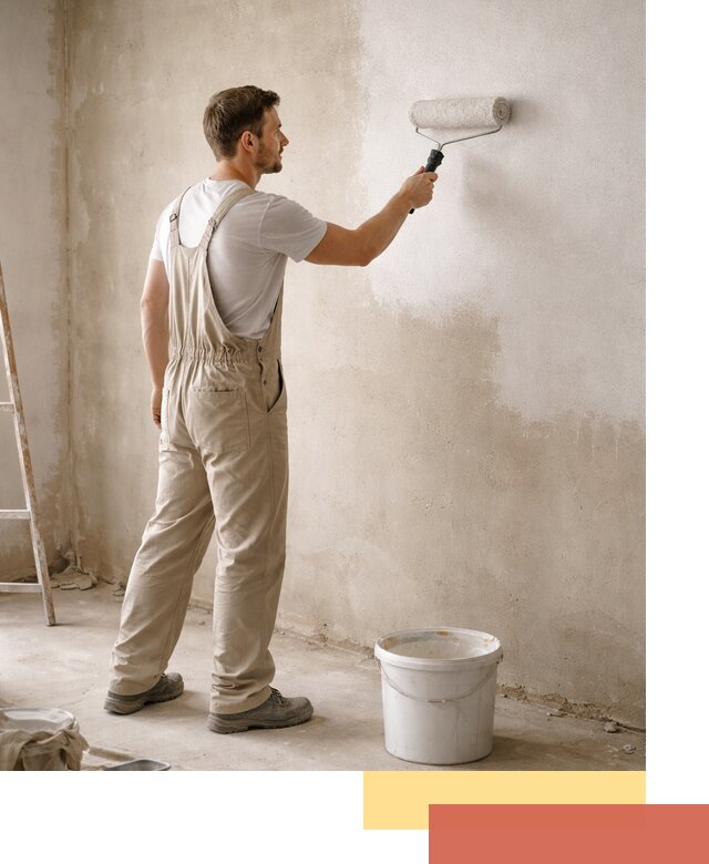 Грунтовка стен под отделку в Томске профессиональным раствором