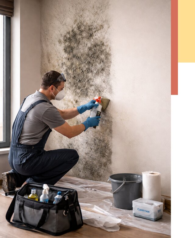 Удаление плесени со стен в Томске от 2349 руб. — быстро и недорого | ОТДЕЛОЧНИК-Тмс