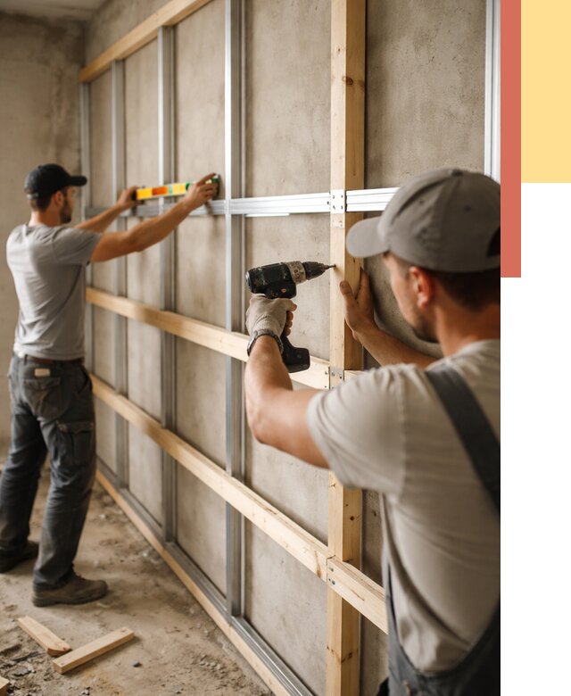 Устройство обрешетки под панели в Томске от 2295 руб. — монтаж под ключ | ОТДЕЛОЧНИК-Тмс