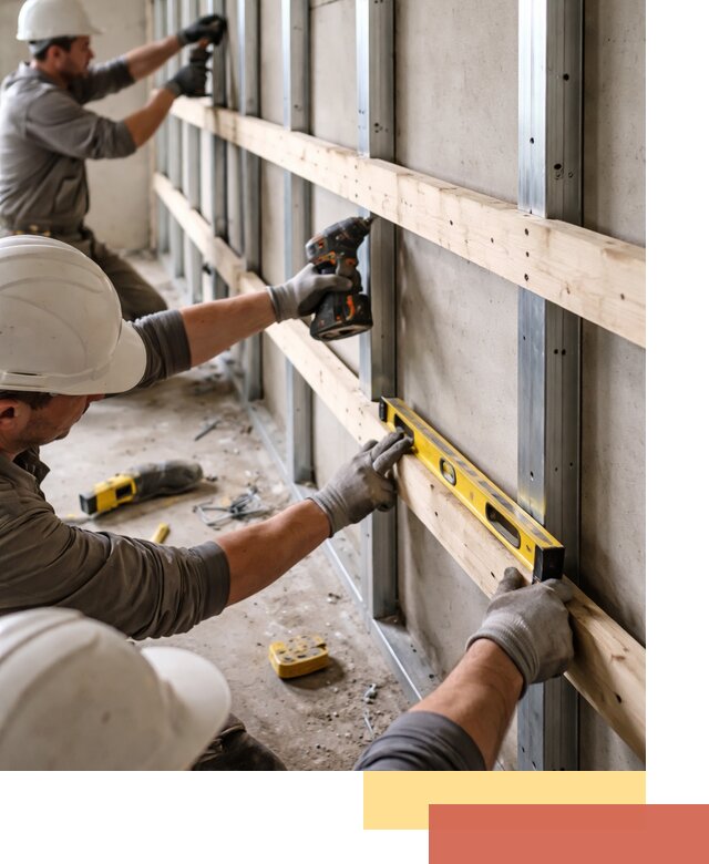 Устройство обрешетки под панели в Томске