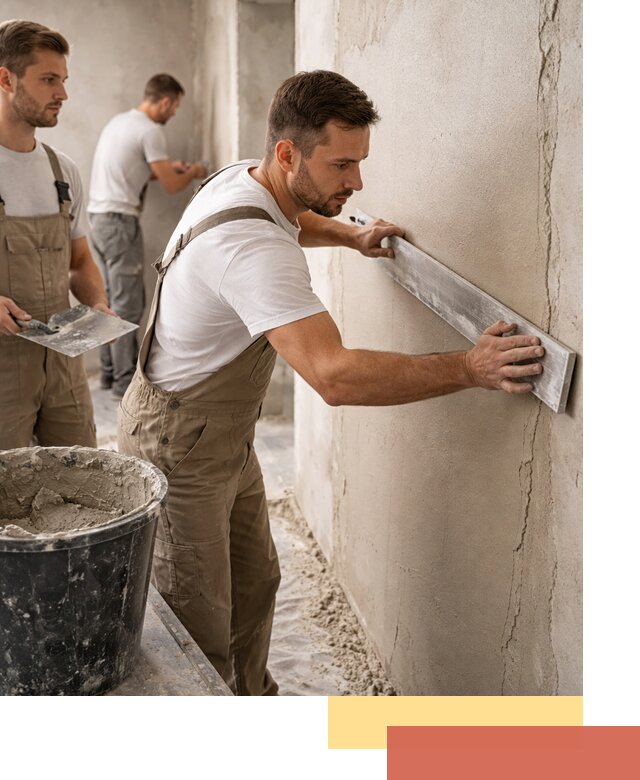 Штукатурка стен без маяков в Томске быстро и качественно