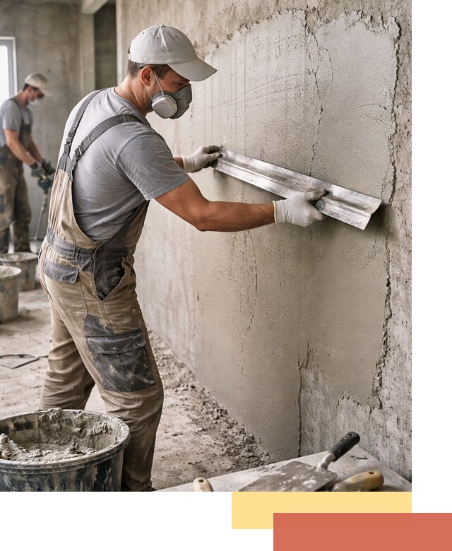 Штукатурка бетонных стен в Томске качественно и долговечно