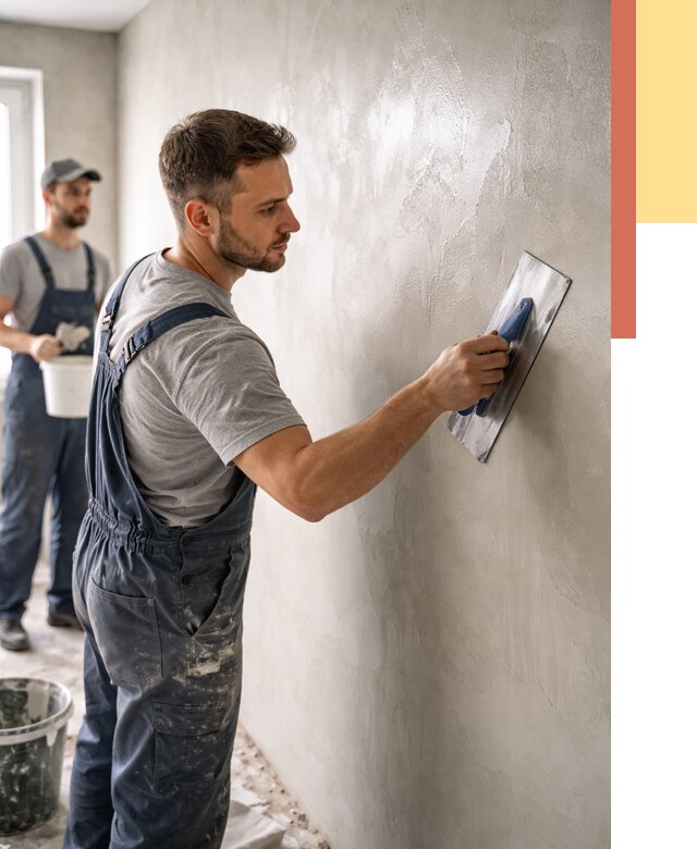 Глянцевание штукатурки стен в Томске от 8195 руб. — услуги и затирка | ОТДЕЛОЧНИК-Тмс