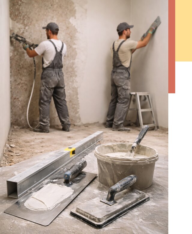 Штукатурка стен под обои в Томске от 4917 руб./м2 — выравнивание под обои | ОТДЕЛОЧНИК-Тмс