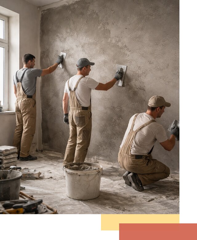 Декоративная штукатурка под бетон в Томске для стен и потолков