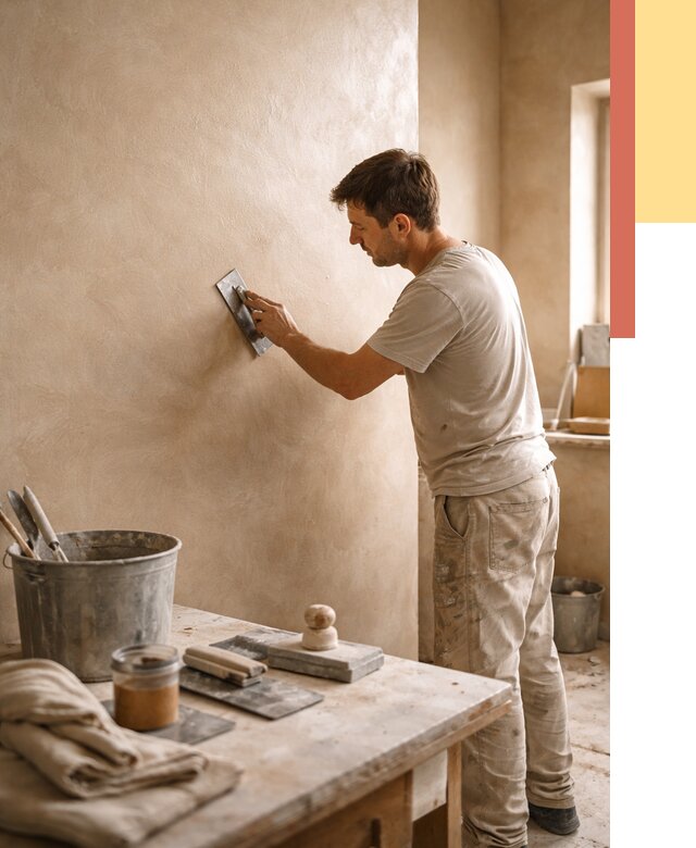 Марокканская штукатурка таделакт в Томске под ключ от 4589 руб. | ОТДЕЛОЧНИК-Тмс