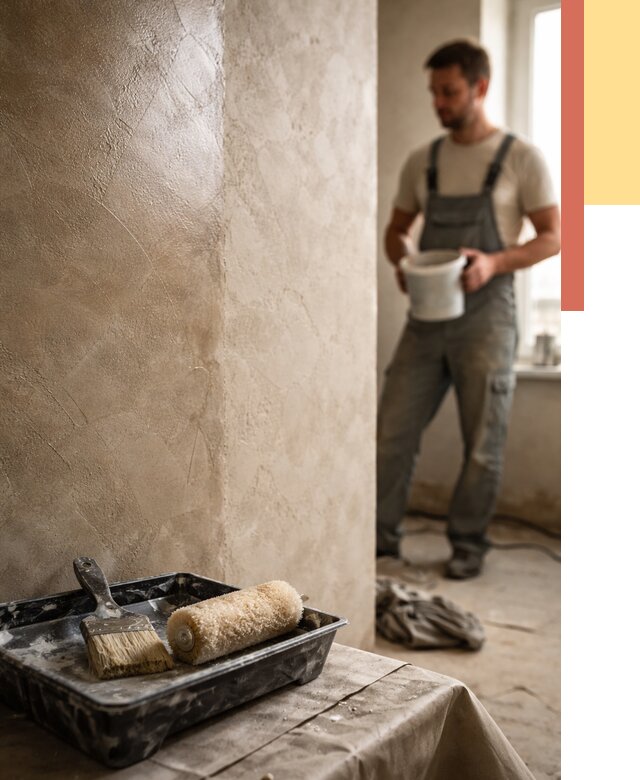 Нанесение воска на штукатурку в Томске от 3824 руб. | Услуги ОТДЕЛОЧНИК-Тмс