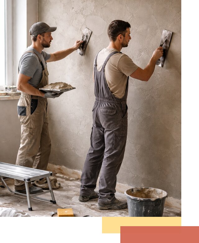 Ремонт декоративной штукатурки и восстановление фактуры в Томске