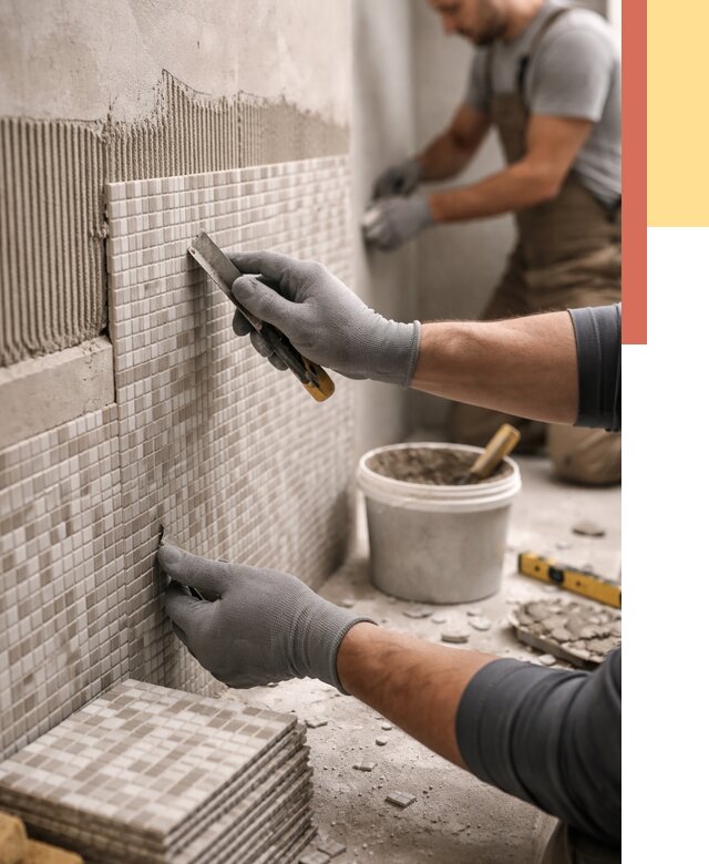 Облицовка стен мозаикой в Томске от 3497 руб/м2 — укладка мозаики на стены | ОТДЕЛОЧНИК-Тмс