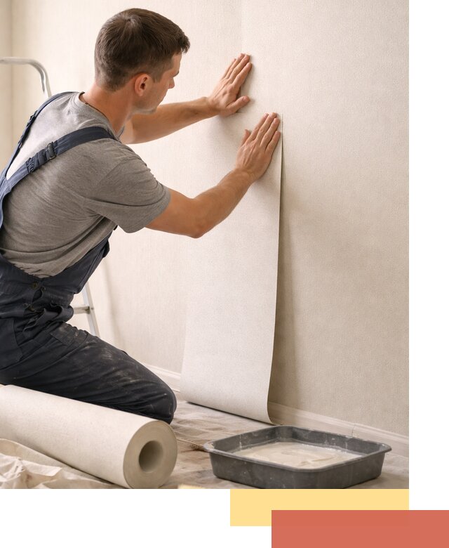 Поклейка флизелиновых обоев в Томске качественно и быстро