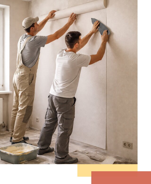 Поклейка виниловых обоев в Томске профессионально и качественно