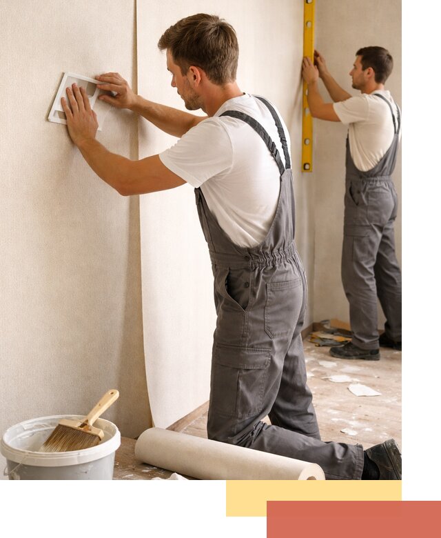 Поклейка бумажных обоев в Томске качественно и недорого