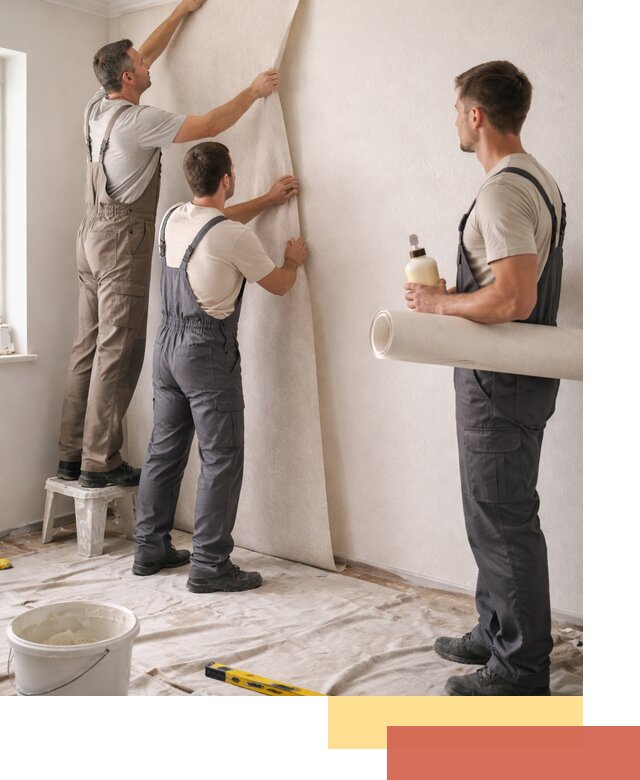 Оклейка стен обоями в Томске — качественно и профессионально