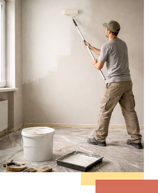 Покраска стен латексной краской в Томске качественно и быстро