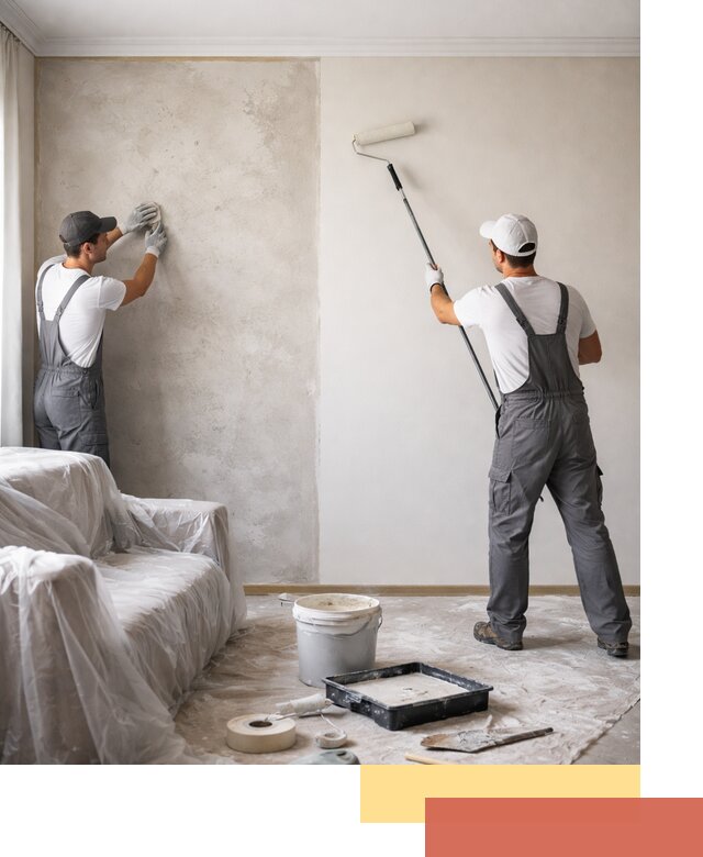 Покраска стен антивандальной краской в Томске