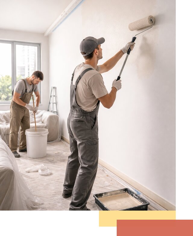 Покраска стен в офисе в Томске — быстрый и качественный ремонт