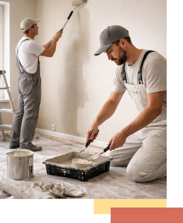 Покраска стен в квартире в Томске — профессионально и аккуратно