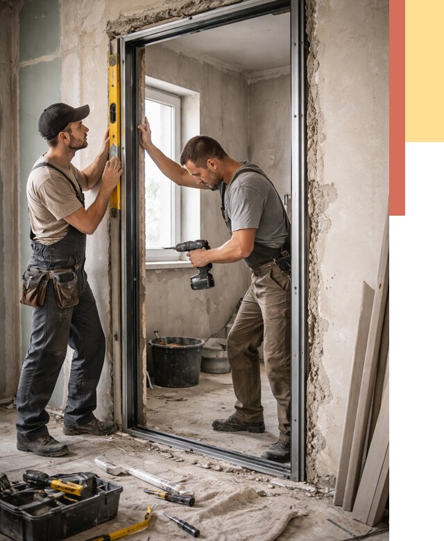 Закладка дверного проема в Томске от 3824 руб. — быстро и недорого | ОТДЕЛОЧНИК-Тмс