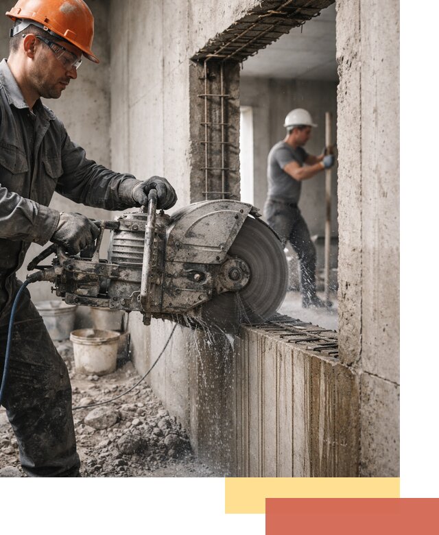 Алмазная резка проемов в Томске быстро и точно