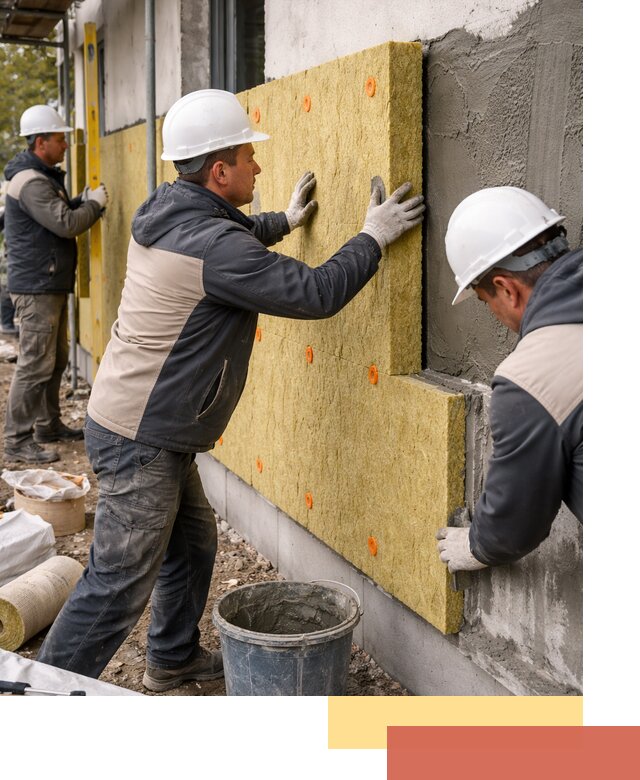 Утепление стен минватой в Томске — тепло и звукоизоляция