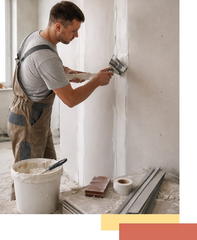 Шпаклевка перегородок из гипсокартона в Томске качественно и быстро