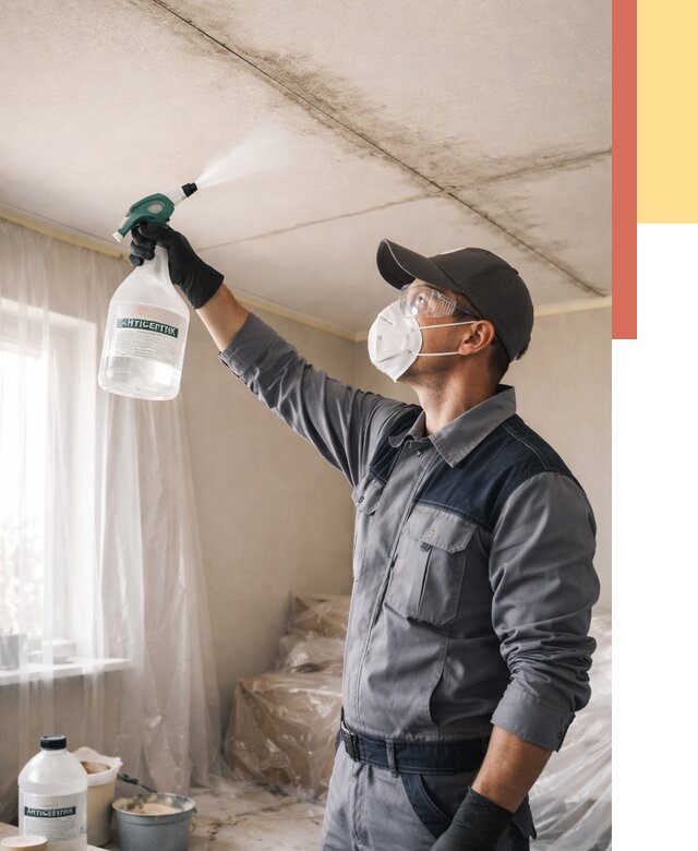 Антисептическая обработка потолка в Томске от 2732 руб. | ОТДЕЛОЧНИК-Тмс