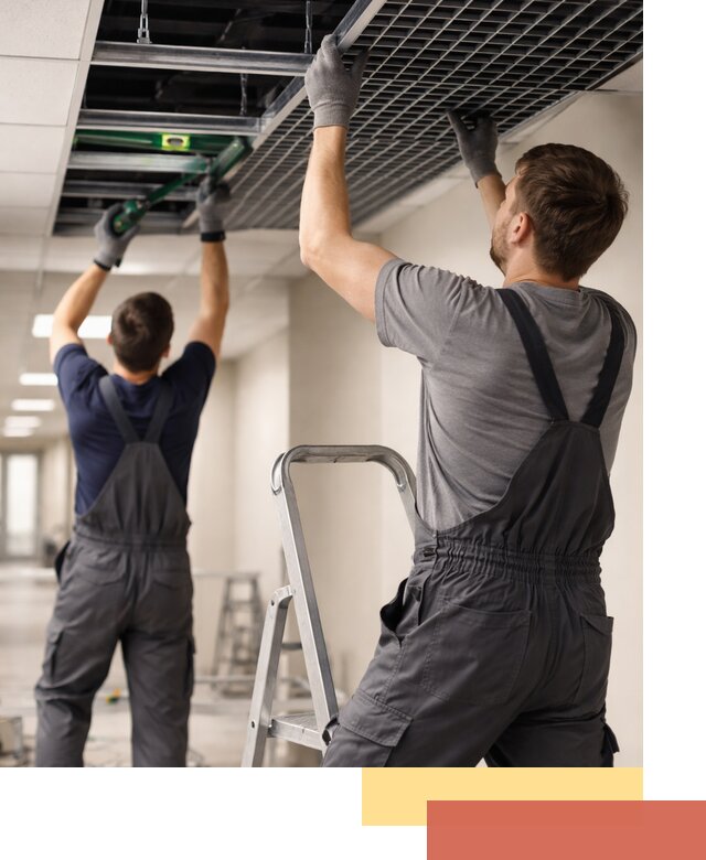 Монтаж потолка Грильято в Томске: установка под ключ качественно