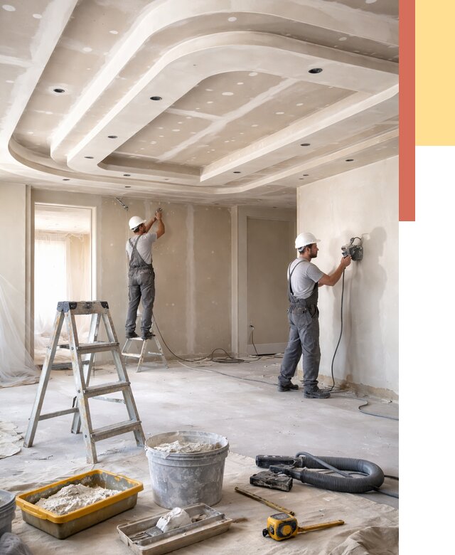 Многоуровневый потолок из гипсокартона в Томске от 820 руб. под ключ | ОТДЕЛОЧНИК-Тмс