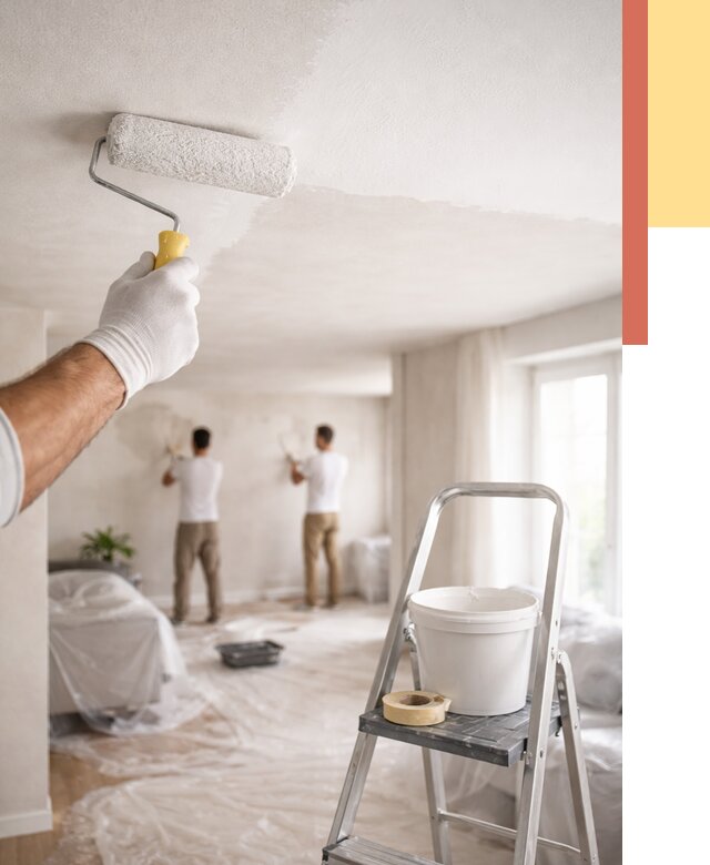 Покраска потолка акриловой краской в Томске от 2732 руб. | ОТДЕЛОЧНИК-Тмс