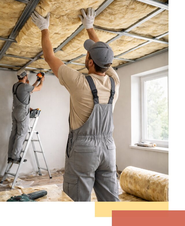 Утепление потолка под ключ в Томске качественно и быстро