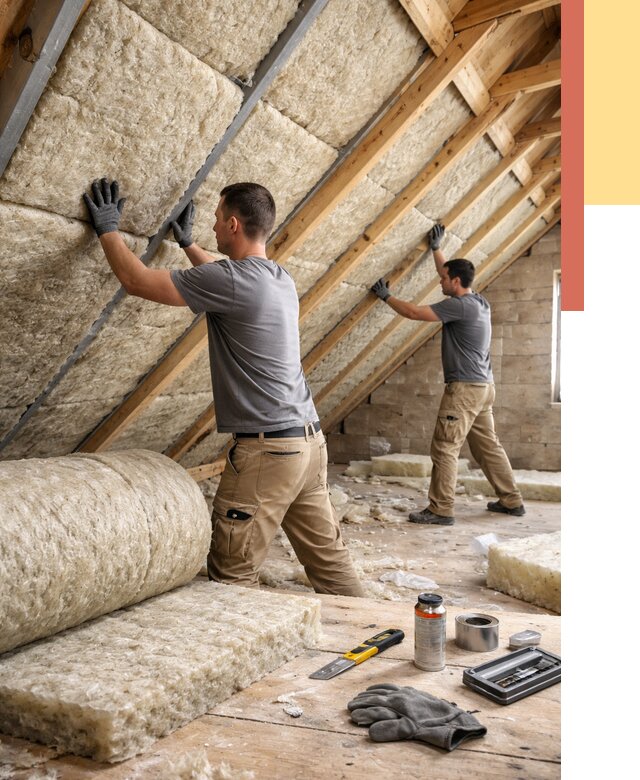 Утепление потолка минватой в Томске от 1584 руб. — быстро и недорого | ОТДЕЛОЧНИК-Тмс