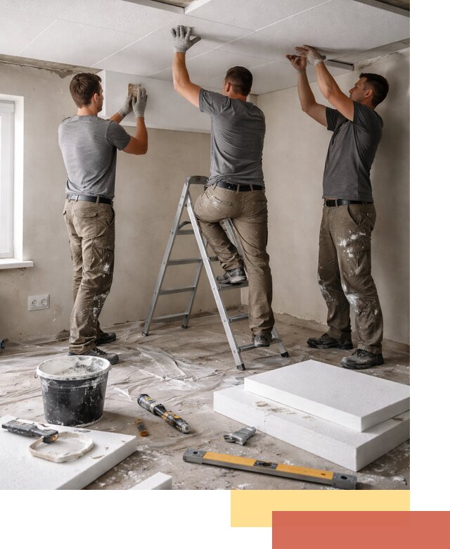 Утепление потолка пенопластом в Томске быстро и качественно