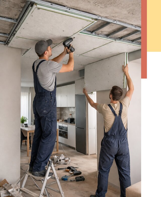 Шумоизоляция потолка панелями зипс в Томске от 2021 руб. под ключ | ОТДЕЛОЧНИК-Тмс